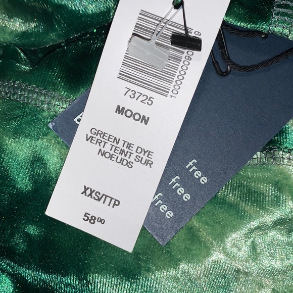 Aritzia Wilfred Free Moon Green TieDye Turtle Neck - Picture 2 of 5
